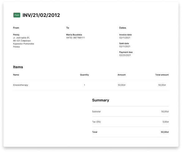 Invoice